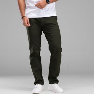 شلوار کتان اسلیم مردانه مدل 48128