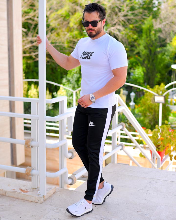 تیشرت شلوار مردانه Nike مدل Alba سفید کد 6342