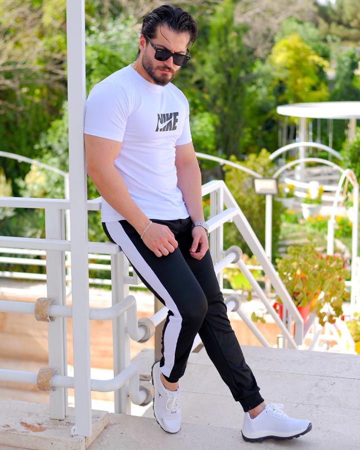 تیشرت شلوار مردانه Nike مدل Alba سفید کد 6342