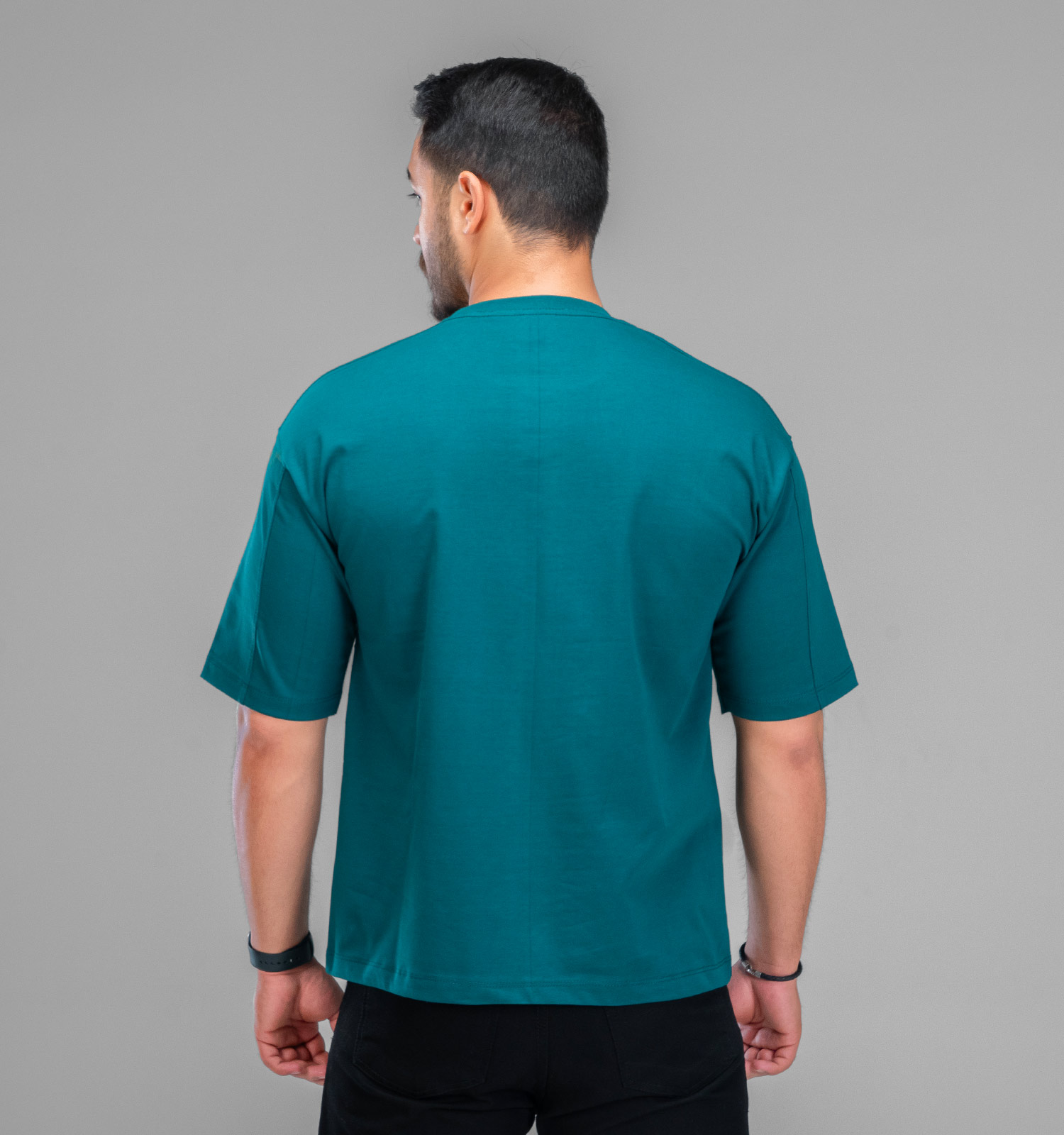 تیشرت یقه گرد مردانه ماکان طرحدار مدل 47990