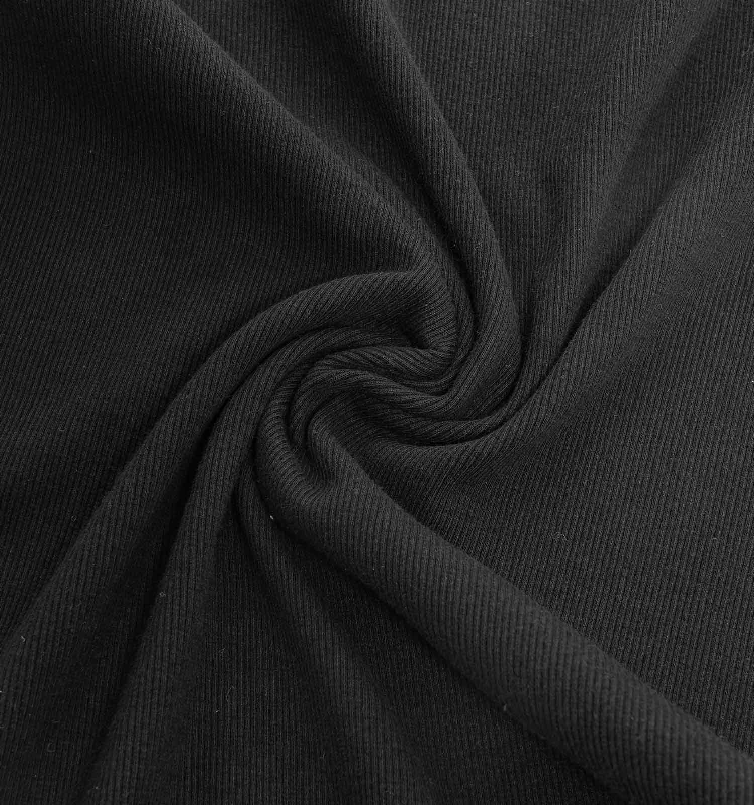 رکابی مردانه مشکی ساده یقه گرد مدل 47984