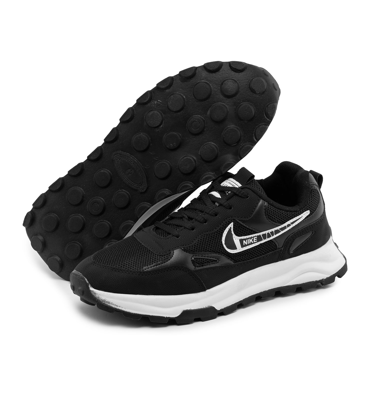 کفش اسپرت Nike مردانه مشکی بندی مدل 48066