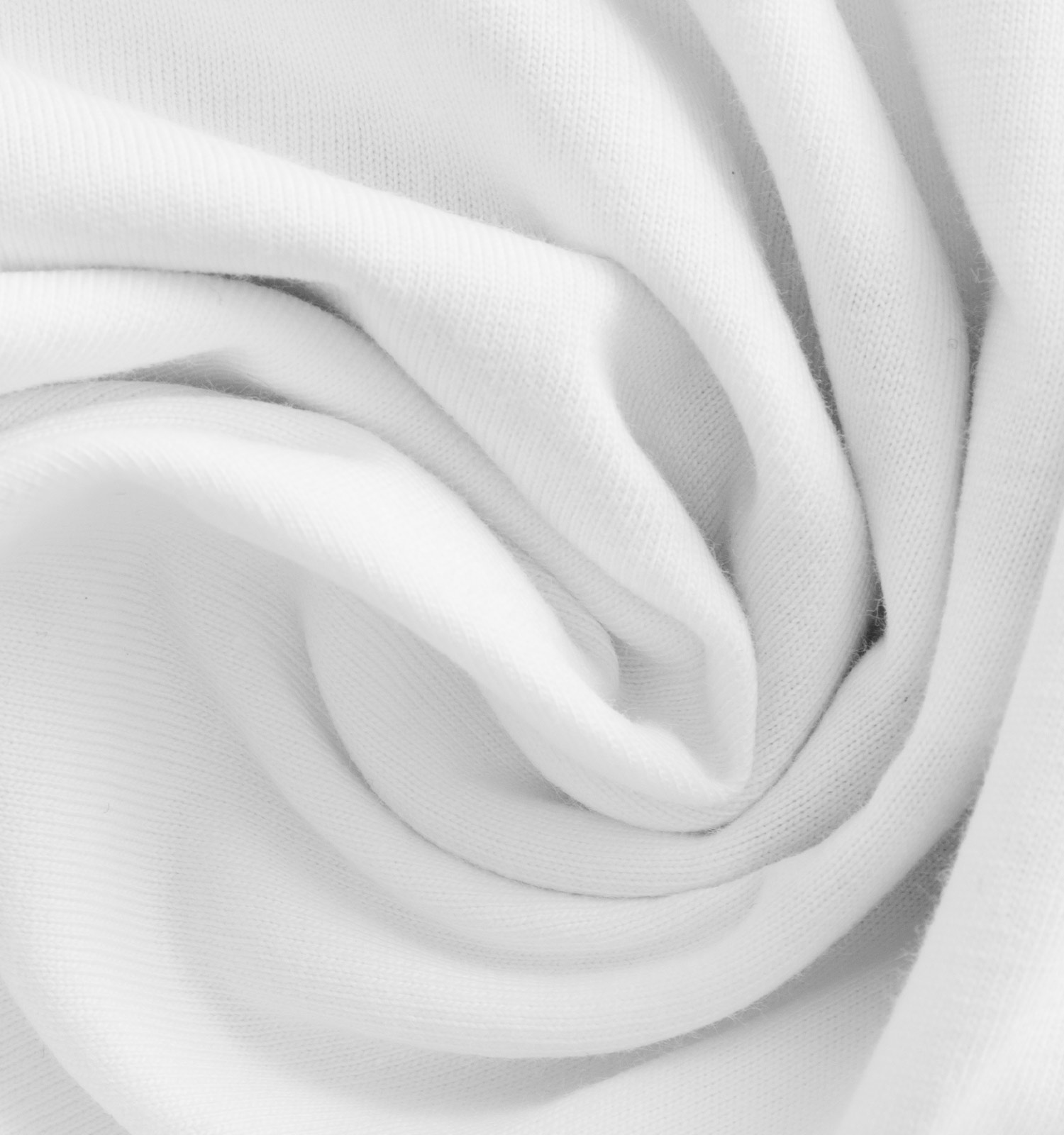 تیشرت یقه گرد مردانه سفید نخ پنبه طرحدار مدل 48190