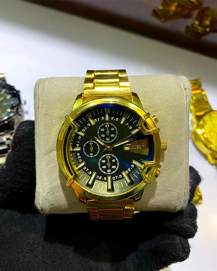 ساعت مچی مدل DIESEL صفحه مشکی کد 6359