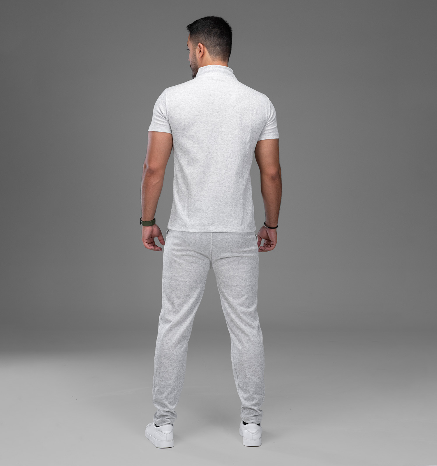 ست مردانه تیشرت شلوار Nike سفید طرحدار مدل 48210