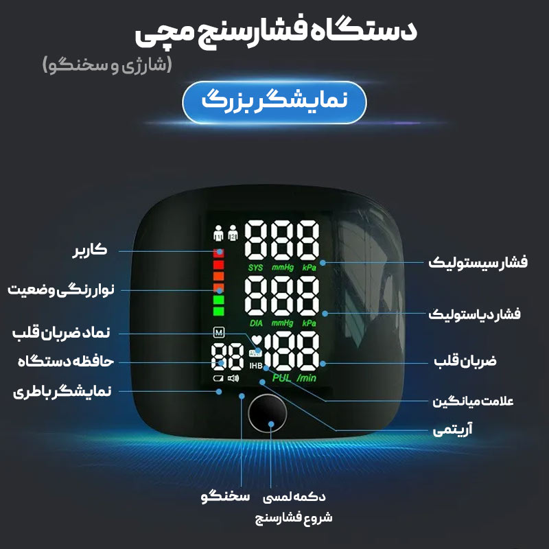 فشار سنج دیجیتال مچی