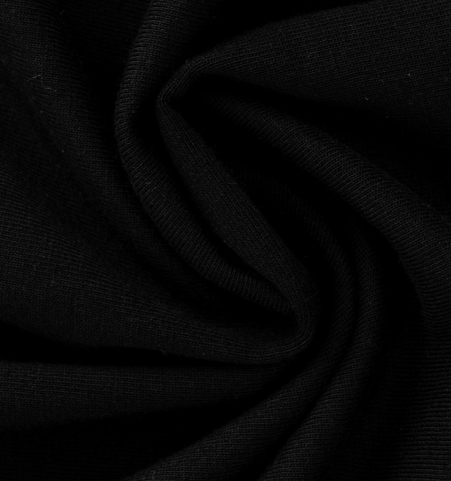 تیشرت یقه گرد مردانه مشکی نخ پنبه طرحدار مدل 48180