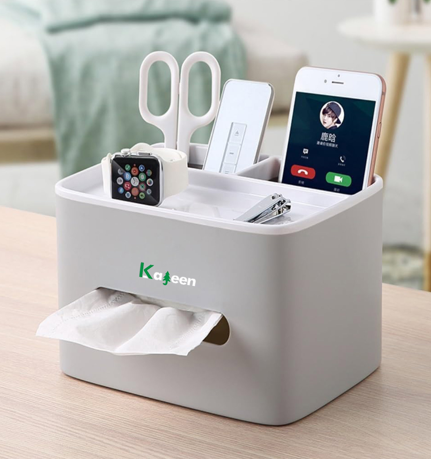 جعبه دستمال کاغذی چند منظوره Kajeen مدل 48251