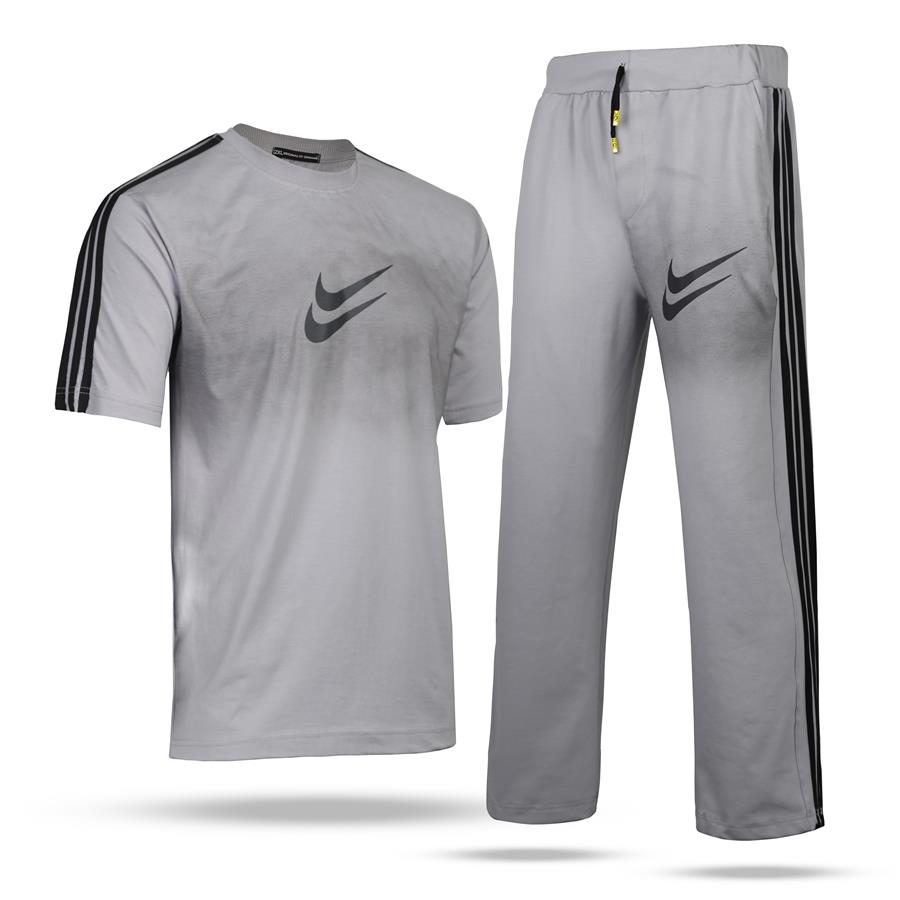 تیشرت شلوار مردانه Tick_Grey مدل 3612