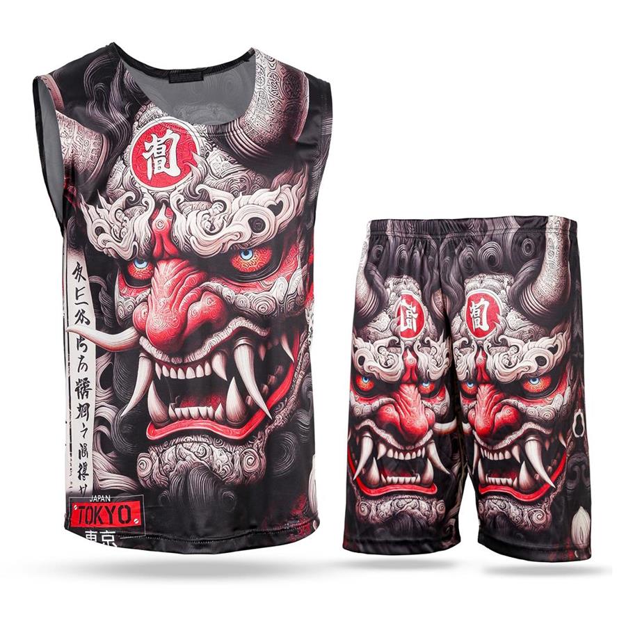 ست رکابی شلوارک Devil مدل 3644