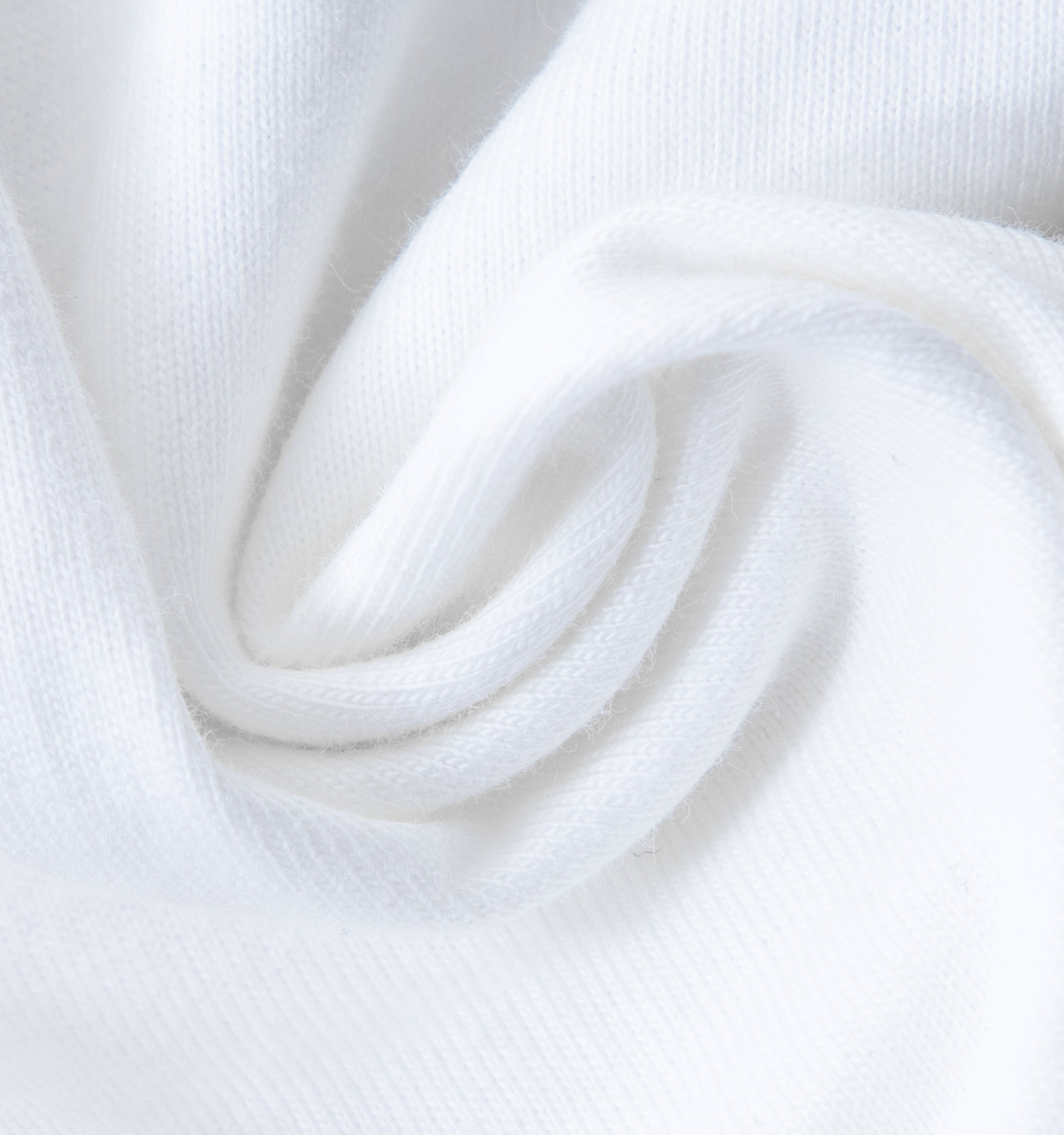 تیشرت یقه گرد مردانه سفید نخ پنبه طرحدار مدل 48351