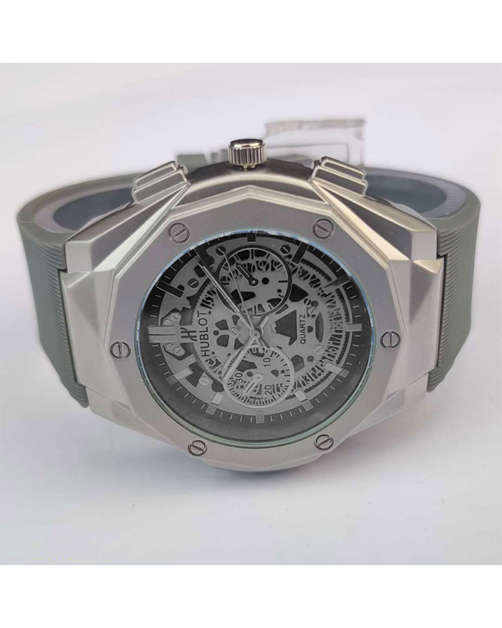 ساعت مردانه مدل HUBLOT نقره ای کد 6397