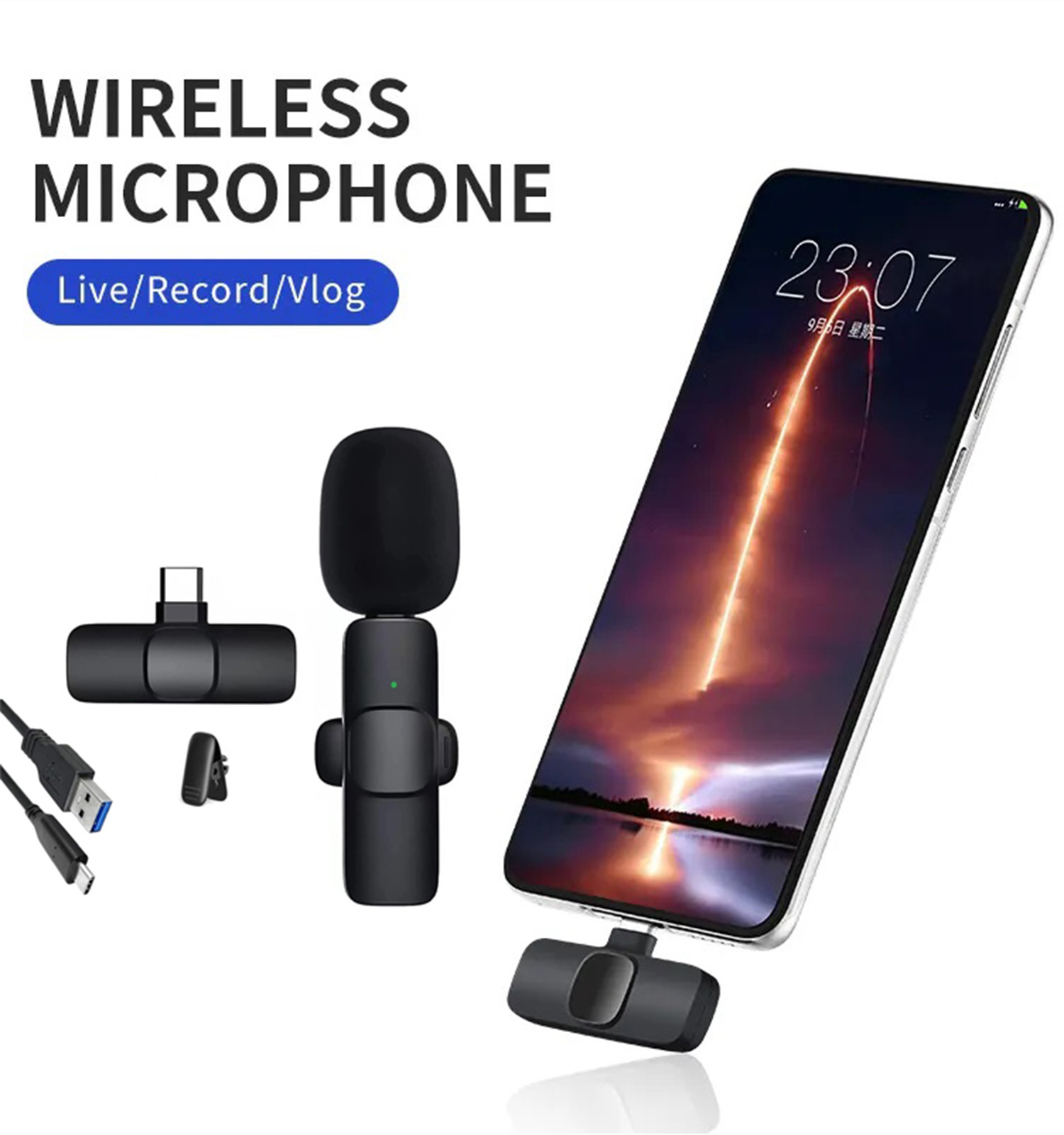 میکروفن بی سیم یقه ای K8 مدل 48504