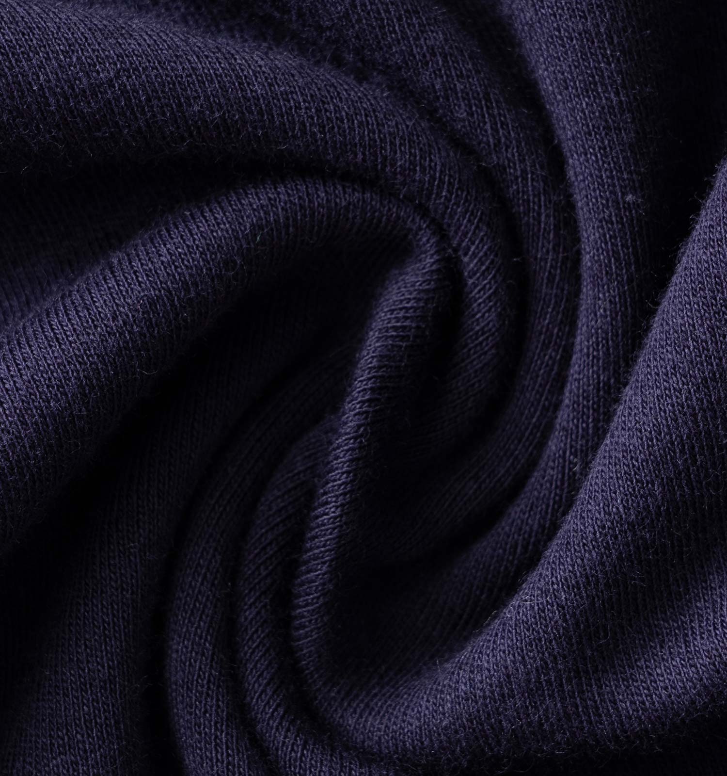 تیشرت Polo یقه گرد مردانه آستین دوبل سرمه ای نخ پنبه ساده مدل 48409