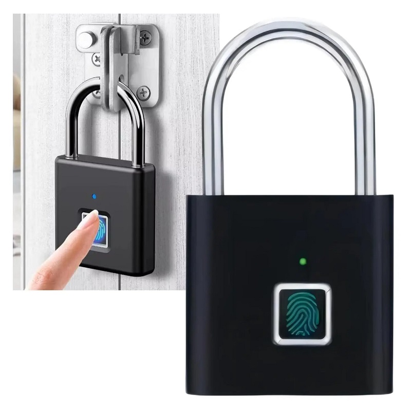قفل اثر انگشتی مشکی
