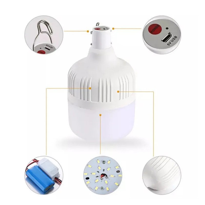 لامپ شارژی 40 وات sanan -سفید