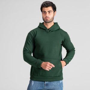 هودی مردانه کلاهدار ساده مدل 48514