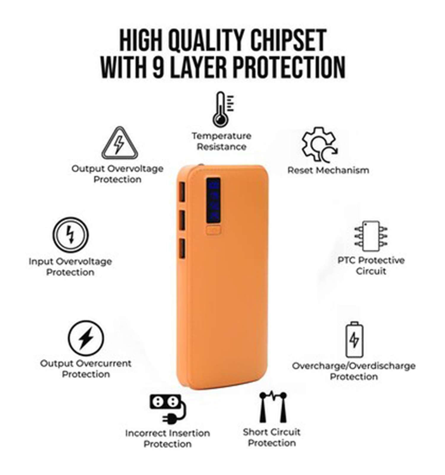 پاور بانک 20000 میلی آمپر YT- 10 مدل 48670