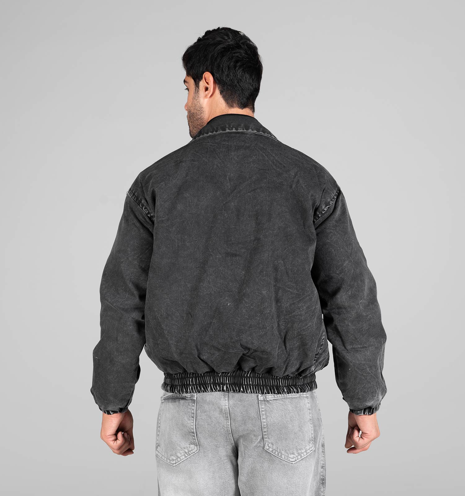 کت جین مردانه اسپرت ساده مدل 48568