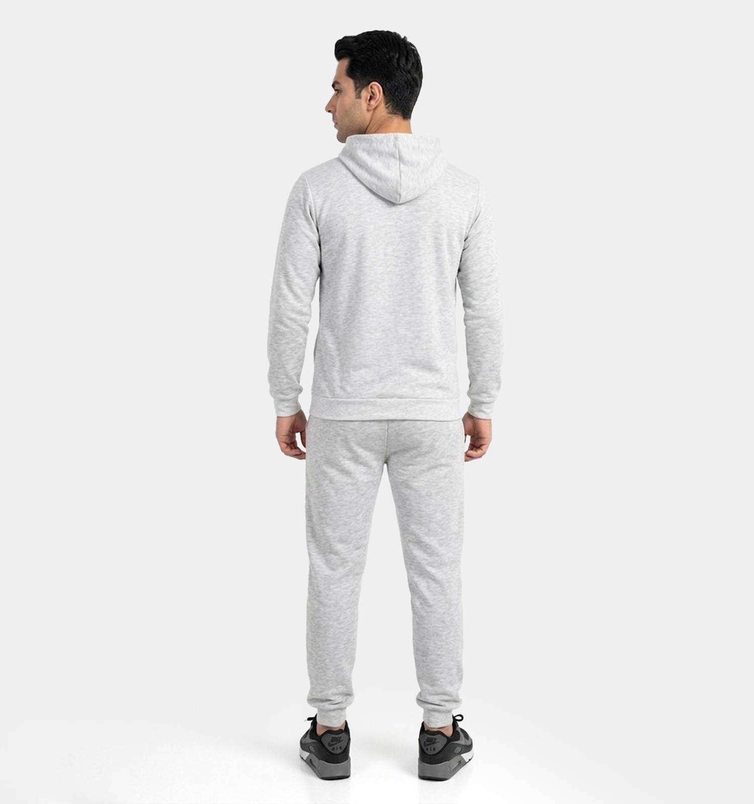ست مردانه هودی شلوار Nike ساده مدل 48617