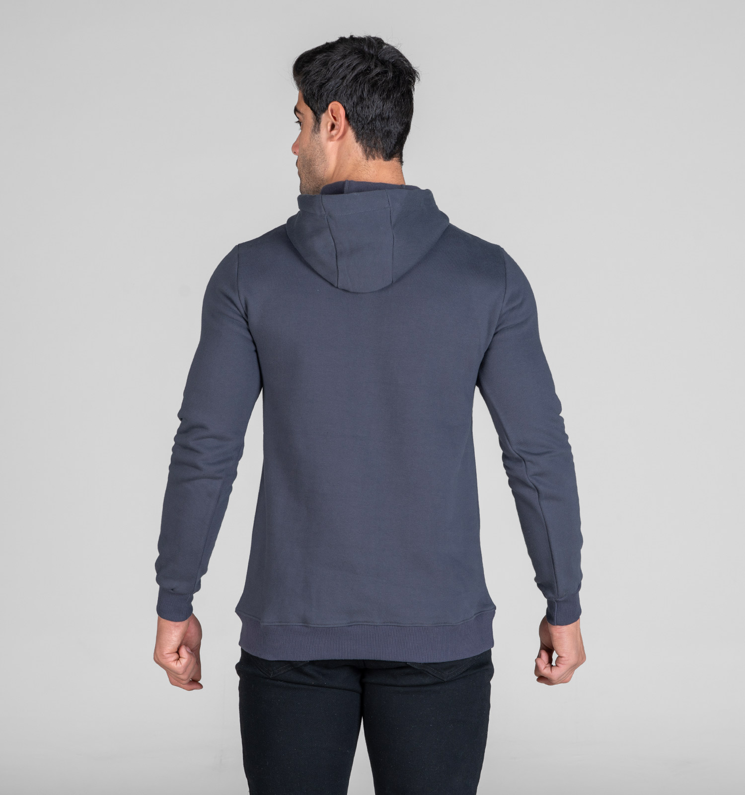 هودی مردانه کلاهدار ساده مدل 48596