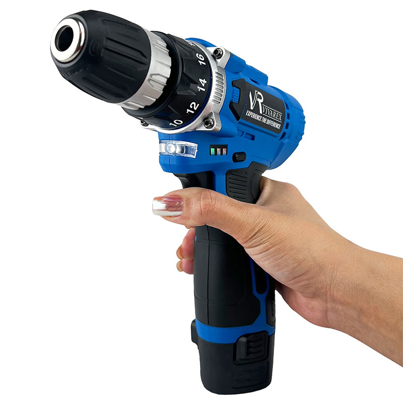 دریل پیچگوشتی شارژی ویوارکس مدل VR1210V 12C آبی