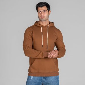 هودی مردانه کلاهدار ساده مدل 48594