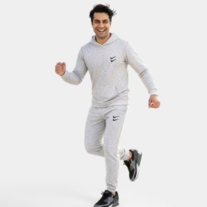 ست مردانه هودی شلوار Nike ساده مدل 48617
