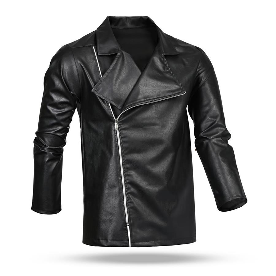 کاپشن چرم مردانه Coat_Collar مدل 3704