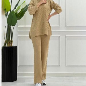 ست بافت بلوز شلوار زنانه Gloria_C مدل 3718