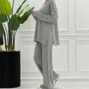 ست بافت بلوز شلوار زنانه Gloria_Gery مدل 3720