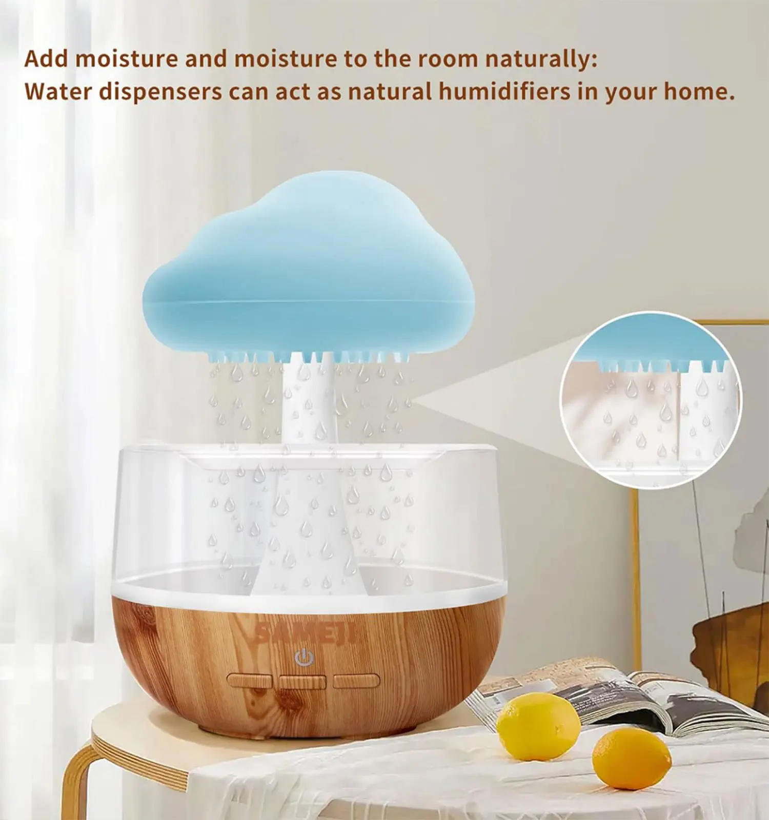 چراغ خواب ابر بارانی مدل 48712