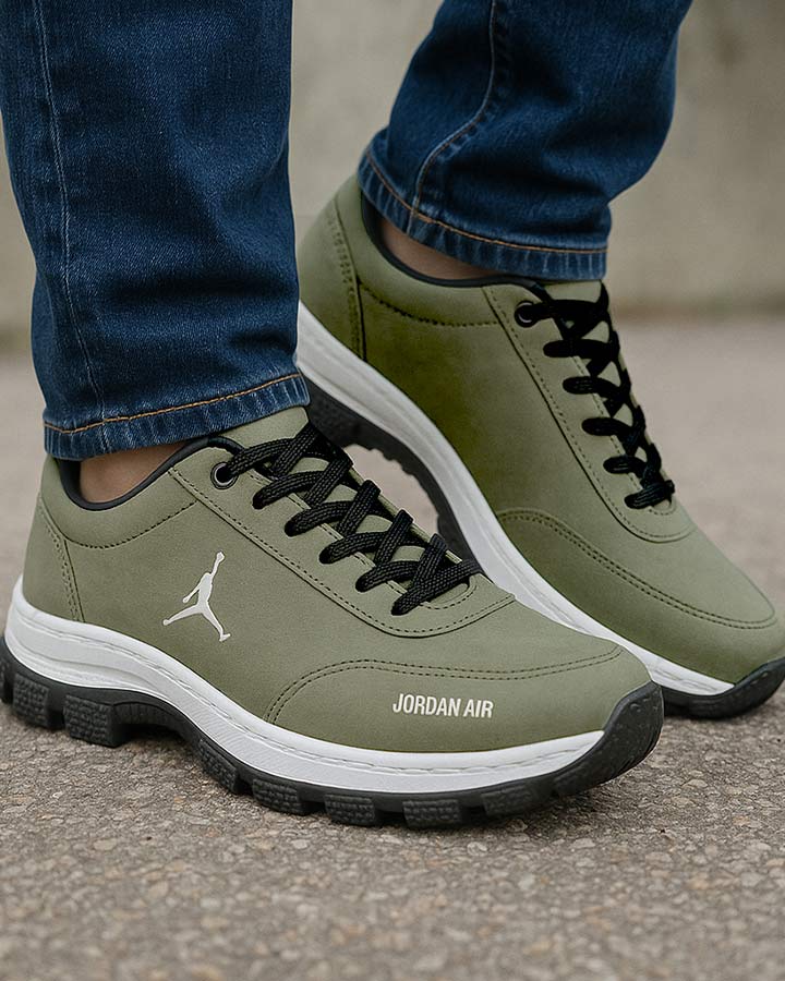 کفش مردانه jordan مدل Air 23 زیتونی کد6444