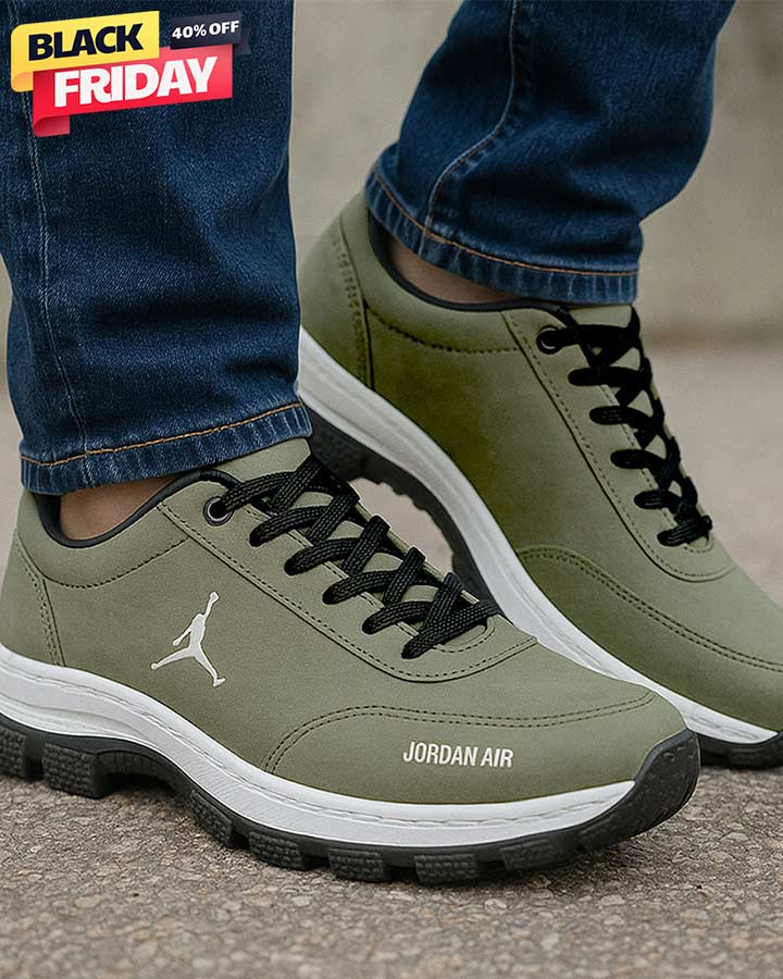 کفش مردانه jordan مدل Air 23 زیتونی کد6444
