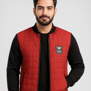 کاپشن مردانه مدل Bako قرمز کد 6452