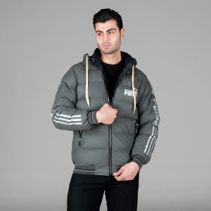کاپشن اسپرت سیلیکونی مردانه دورو کلاهدار Puma مدل 48990