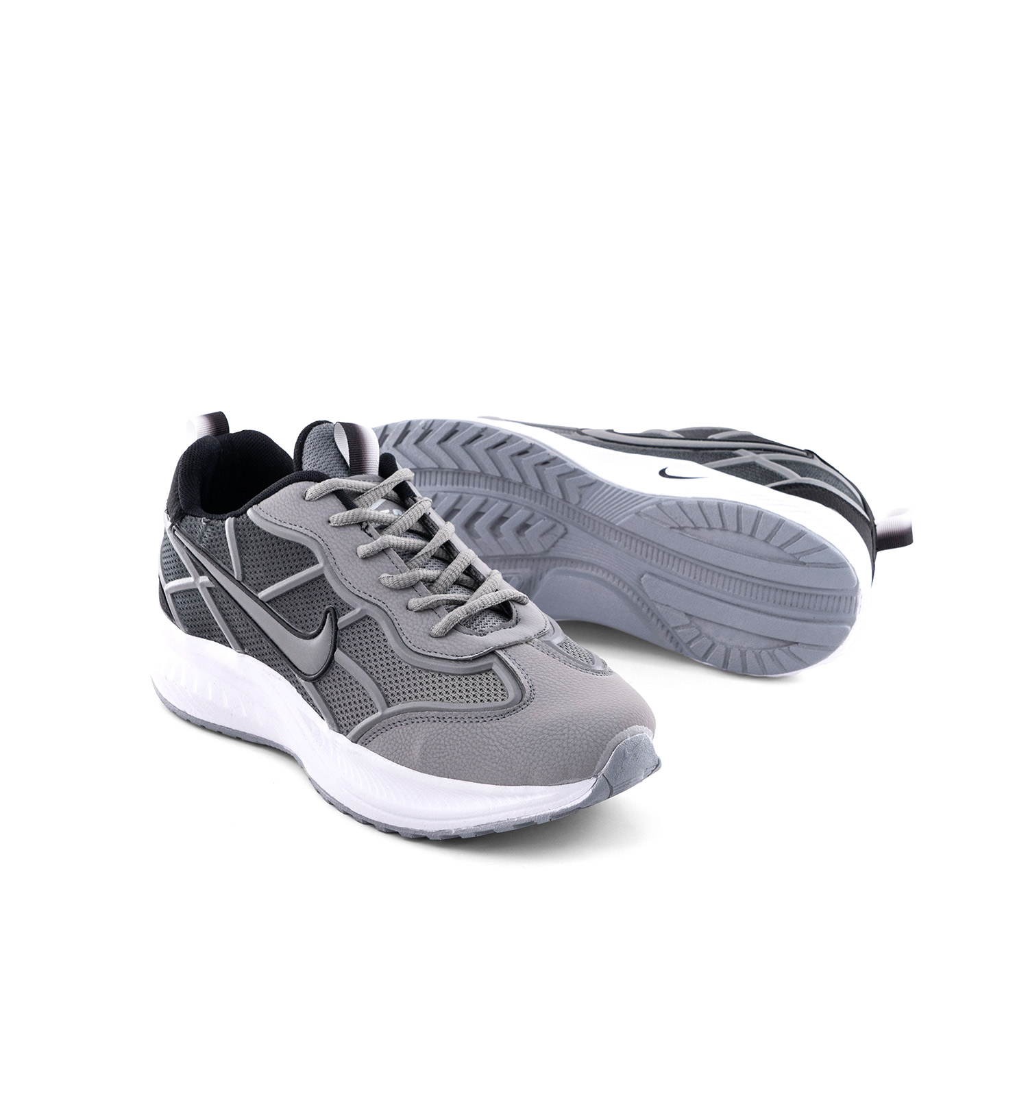 کفش اسپرت Nike مردانه طوسی بندی مدل 48811