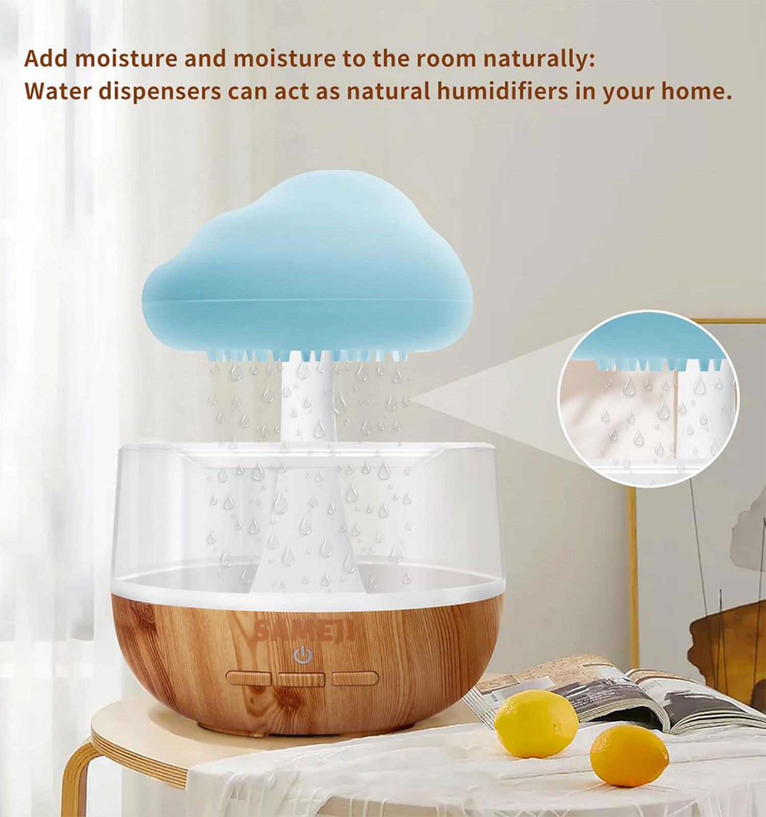 چراغ خواب ابر بارانی مدل 48712