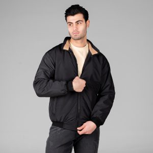 کاپشن مموری مردانه مشکی مدل 48993