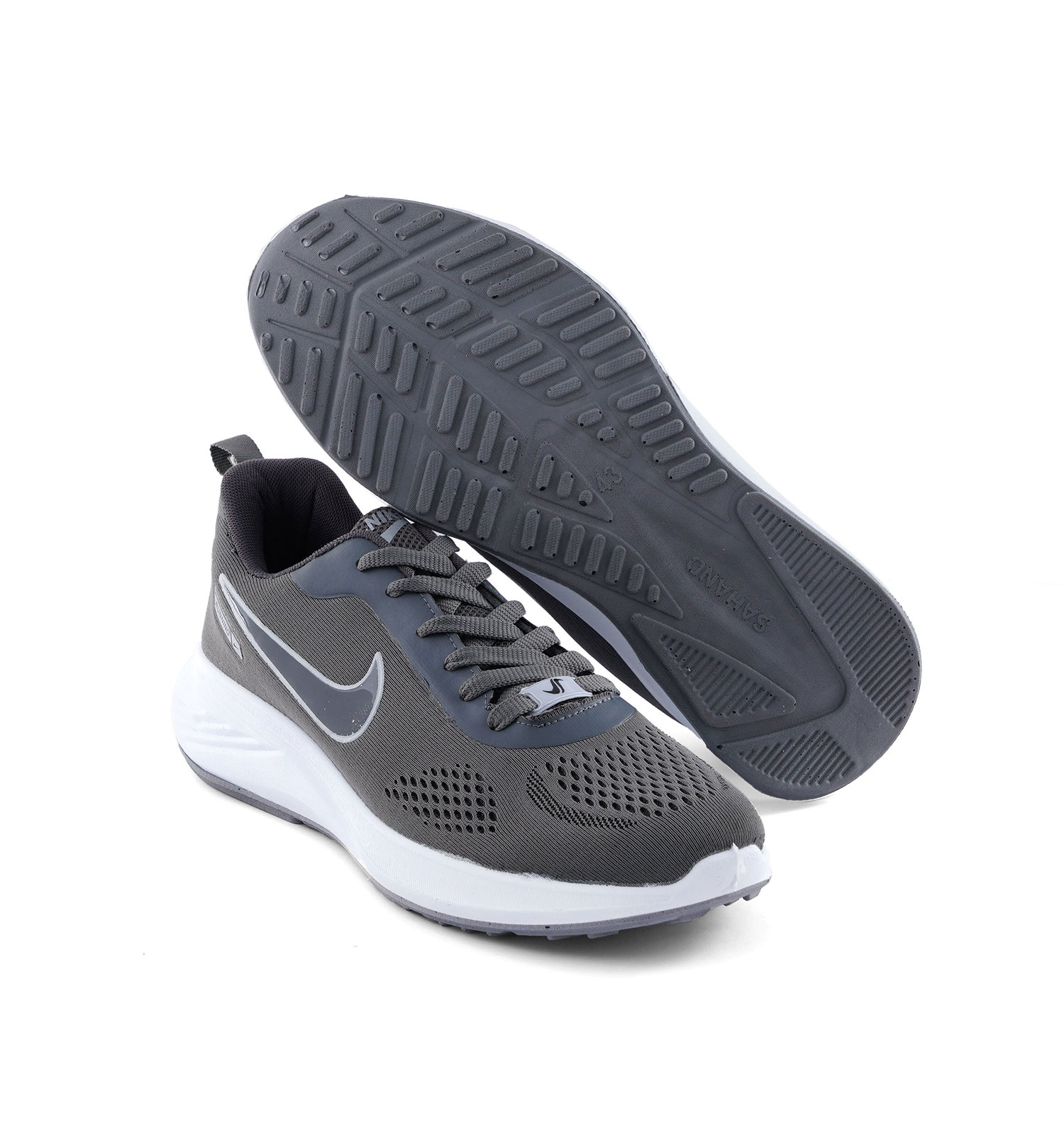 کفش اسپرت رانینگ Nike مردانه طوسی بندی مدل 48815