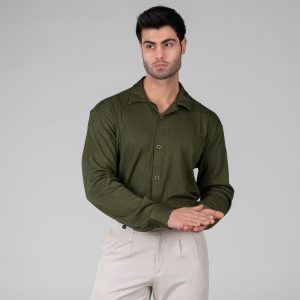 پیراهن مراکشی مردانه آستین بلند راه راه مدل 48797
