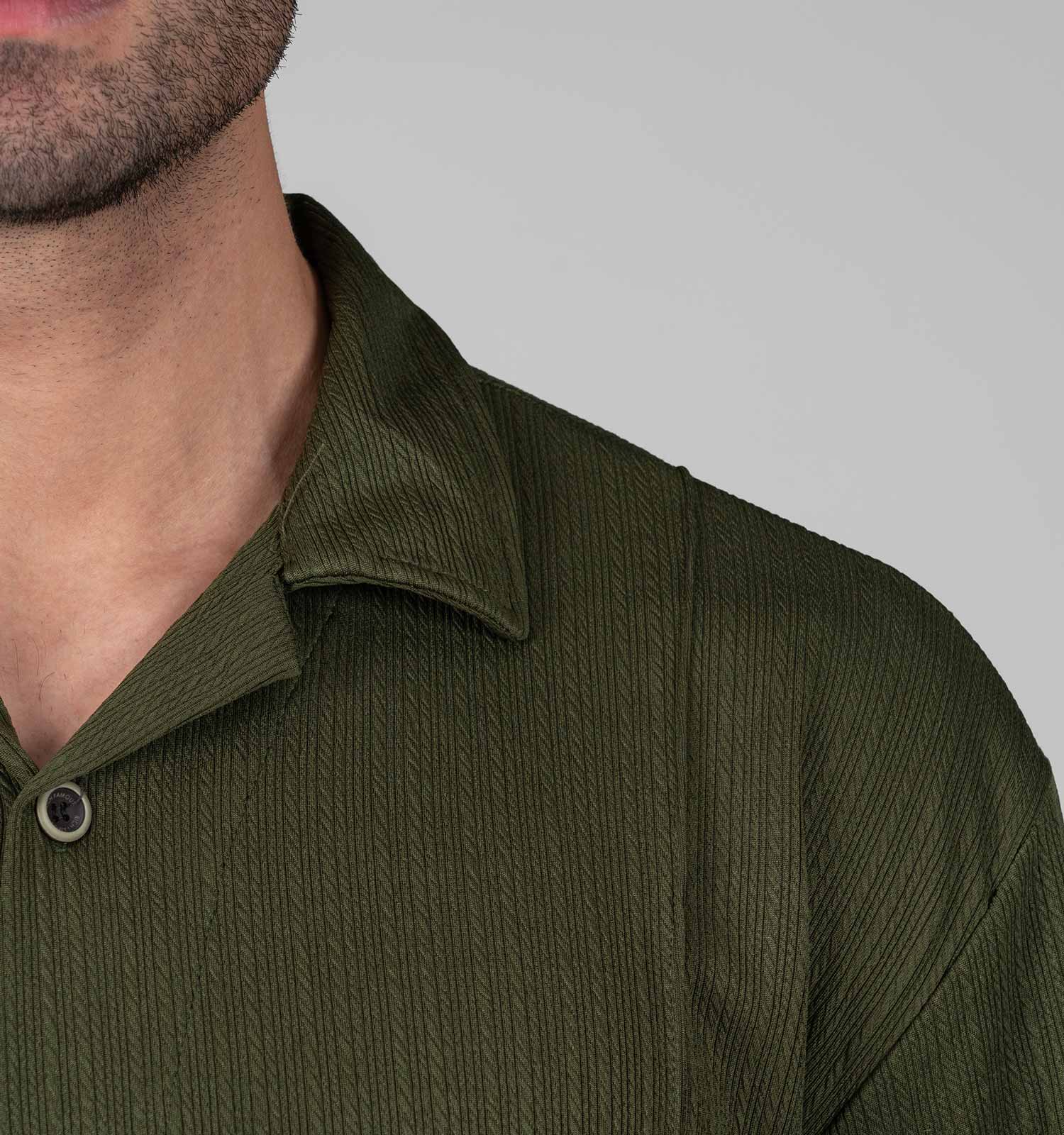 پیراهن مراکشی مردانه آستین بلند راه راه مدل 48797