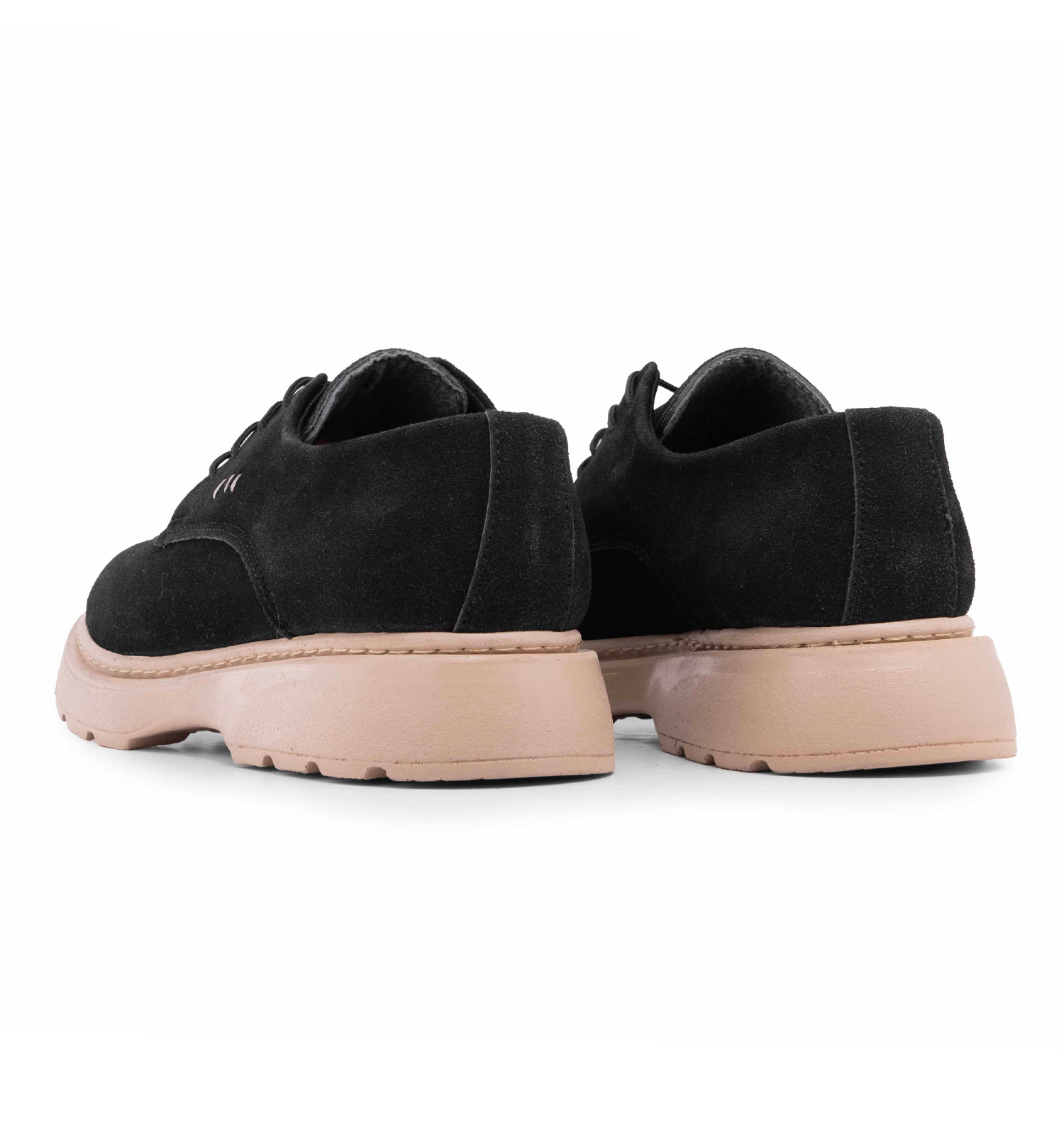 کفش رسمی مردانه نبوک مشکی مدل 48917