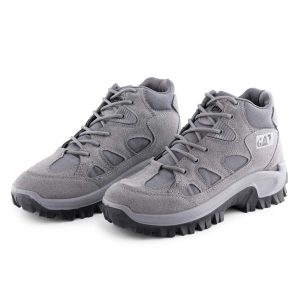 کفش ساقدار مردانه Cat طوسی بنددار مدل 48819