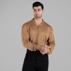 پیراهن مراکشی مردانه آستین بلند راه راه مدل 48801