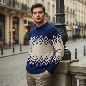 بافت مردانه Lozenge مدل 3699