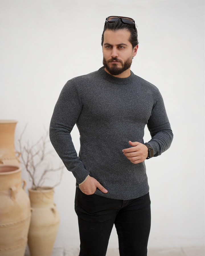 بافت مردانه مدل slaniek زغالی کد6416