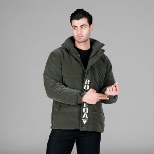 کاپشن اسپرت سیلیکونی مردانه بادی سبز Bottega مدل 49054