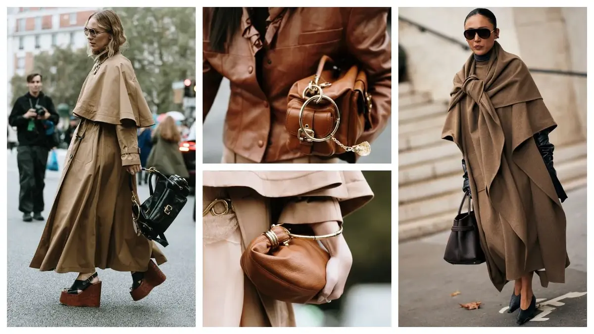 راهنمای استایل شیک با رنگ موکا موس؛ ترند 2025