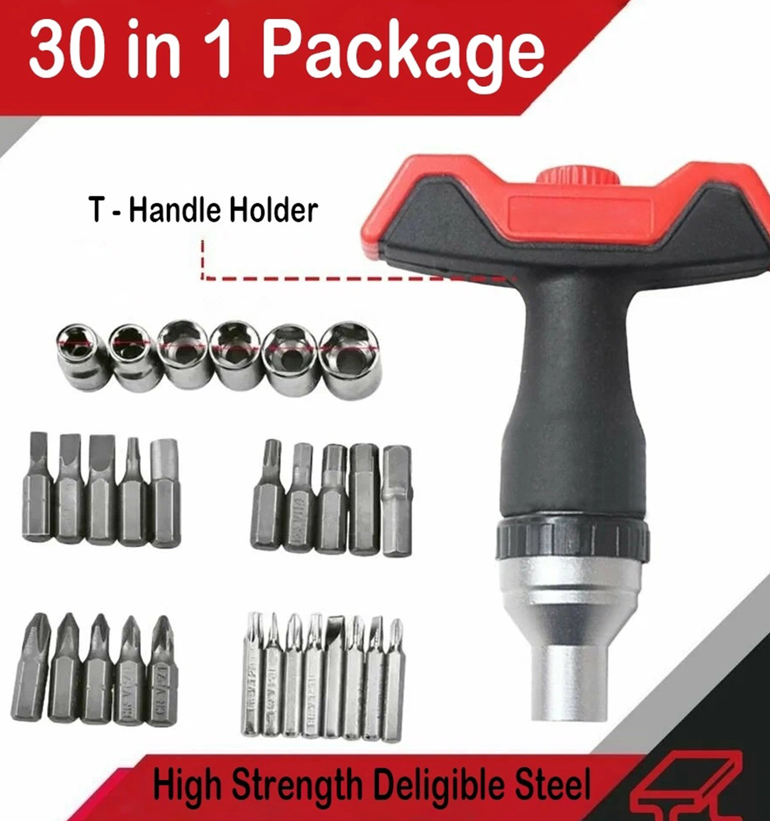 پیچ گوشتی چند کاره مدل 49213